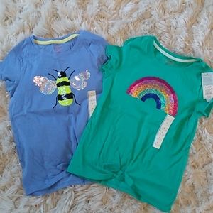 Cat and Jack 2pc. Bundle t-shirts